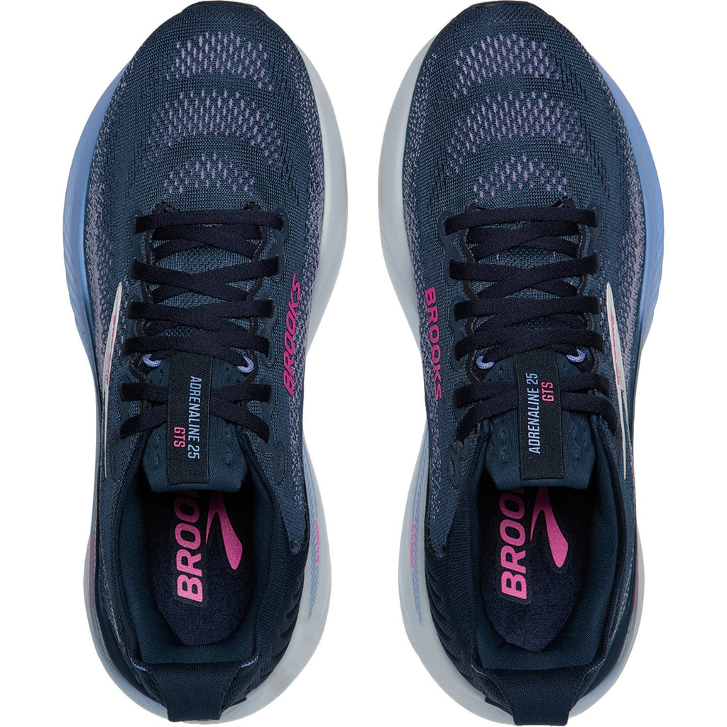 Brooks Adrenaline GTS 25 Stability (Stability Support) Women's Athletic Shoes Spellbound/Blazing Bell/Pink