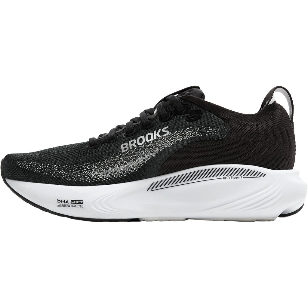 Brooks Adrenaline GTS 25 (Stability Support) Women's Athletic Shoes Stability Shoes Black/Grey/White