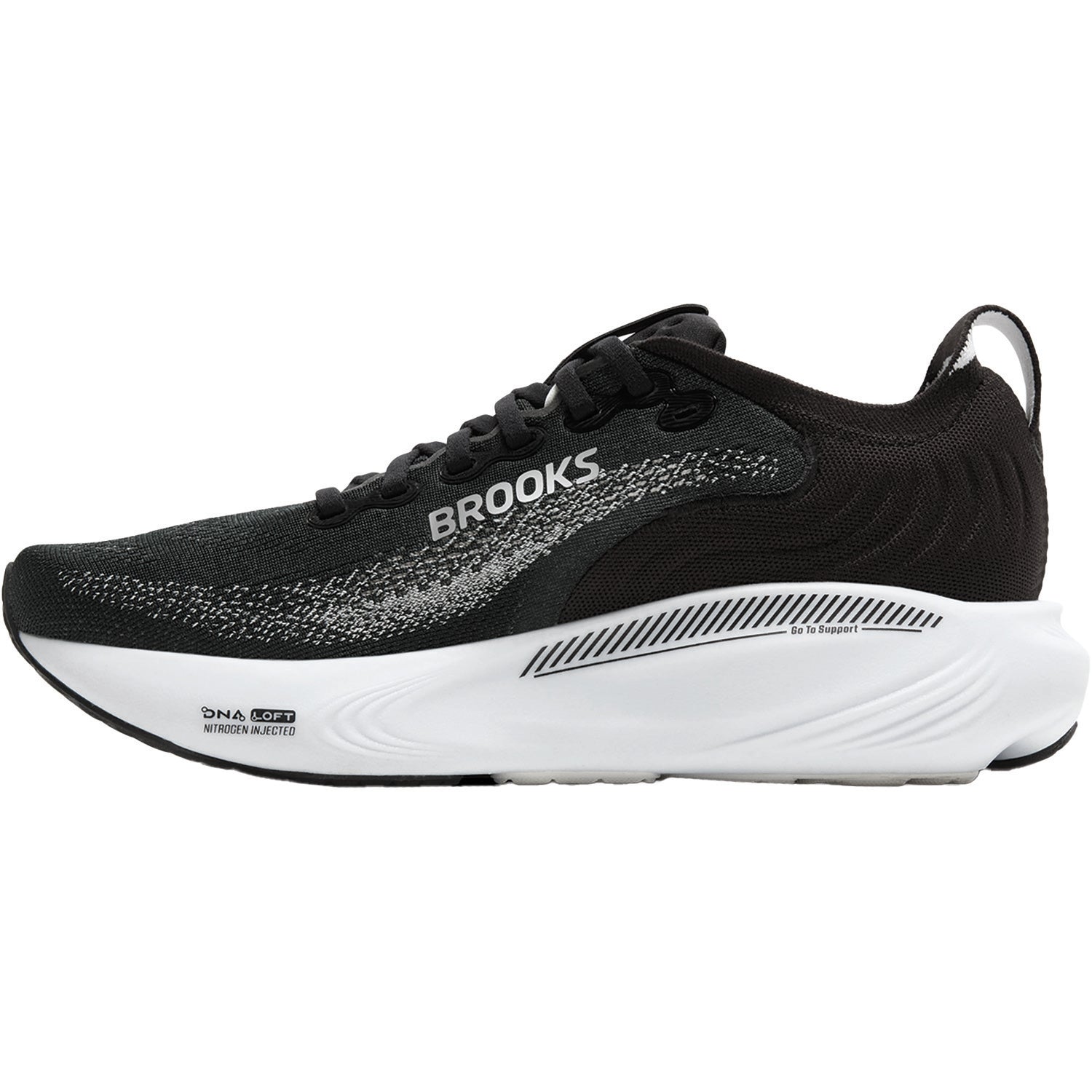 Brooks Adrenaline GTS 25 (Stability Support) Women's Athletic Shoes Stability Shoes Black/Grey/White
