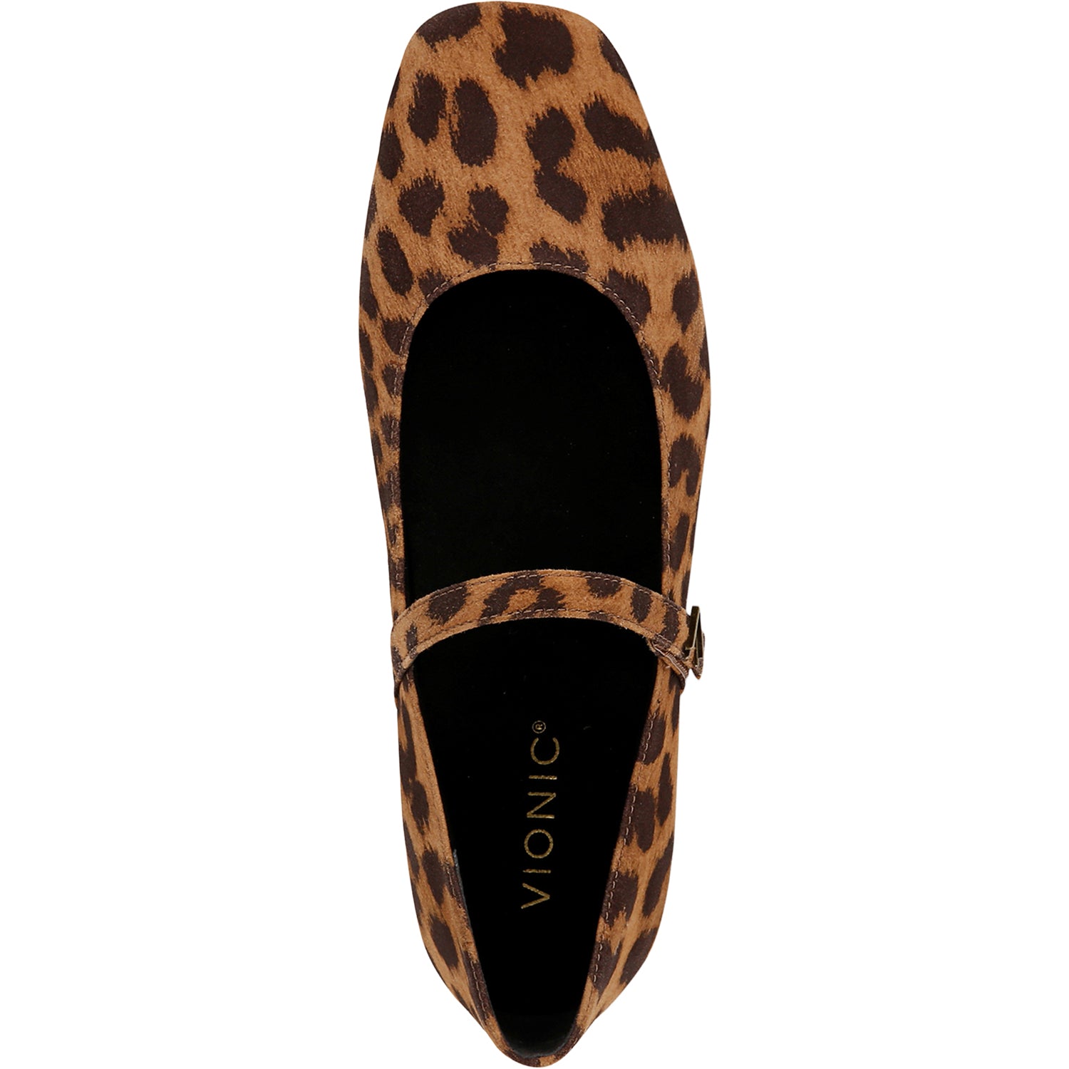 Vionic Alameda Women's Mary Jane Traditional Tan Leopard