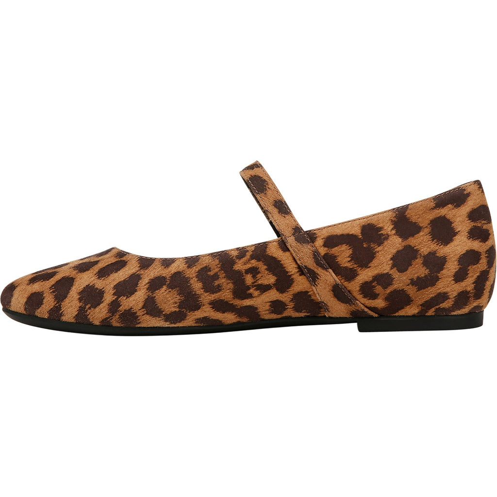 Vionic Alameda Women's Mary Jane Traditional Tan Leopard