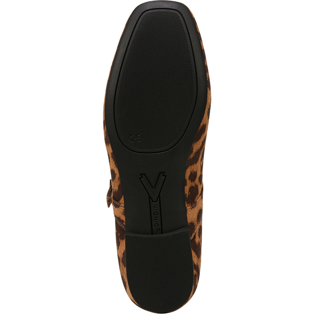 Vionic Alameda Women's Mary Jane Traditional Tan Leopard