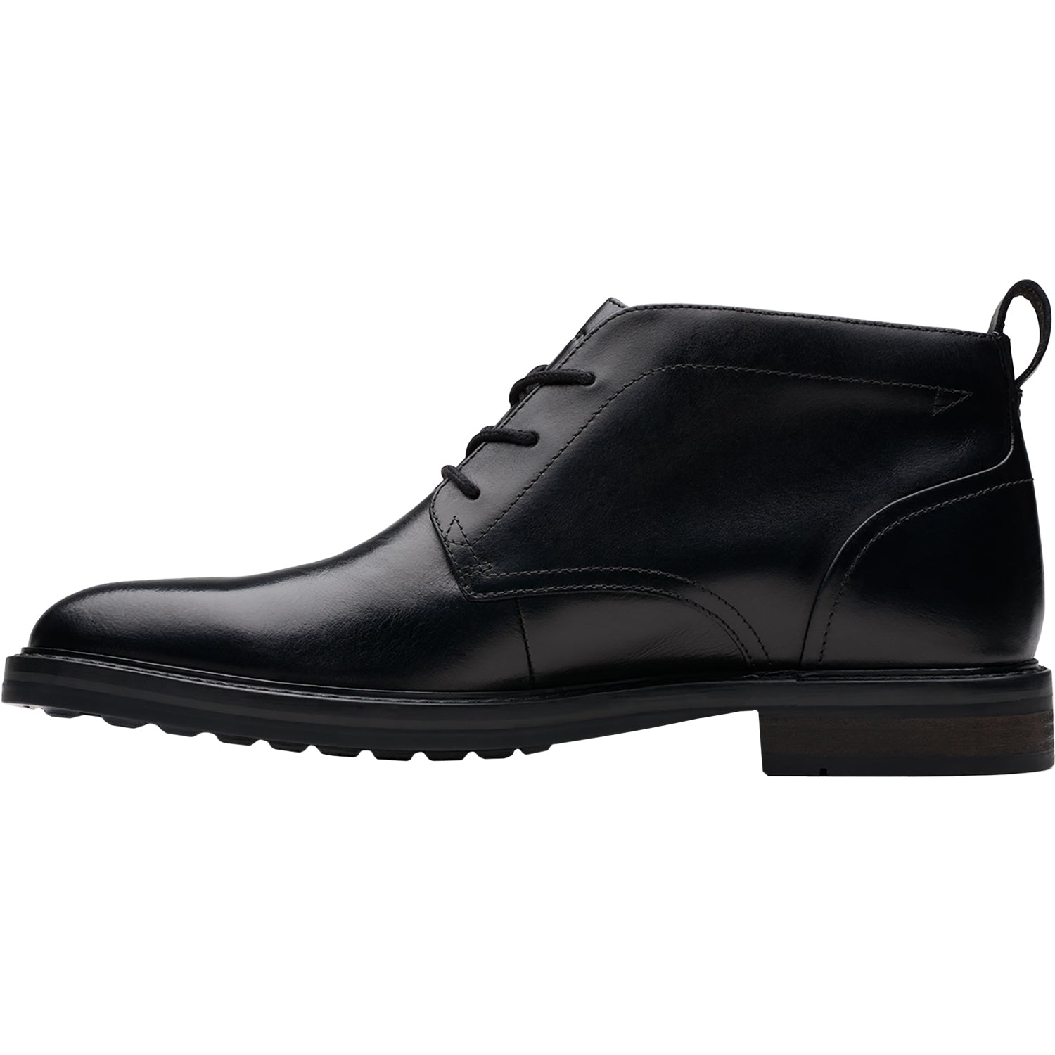 Clarks Aldwin Chukka Men's Boots Black Leather
