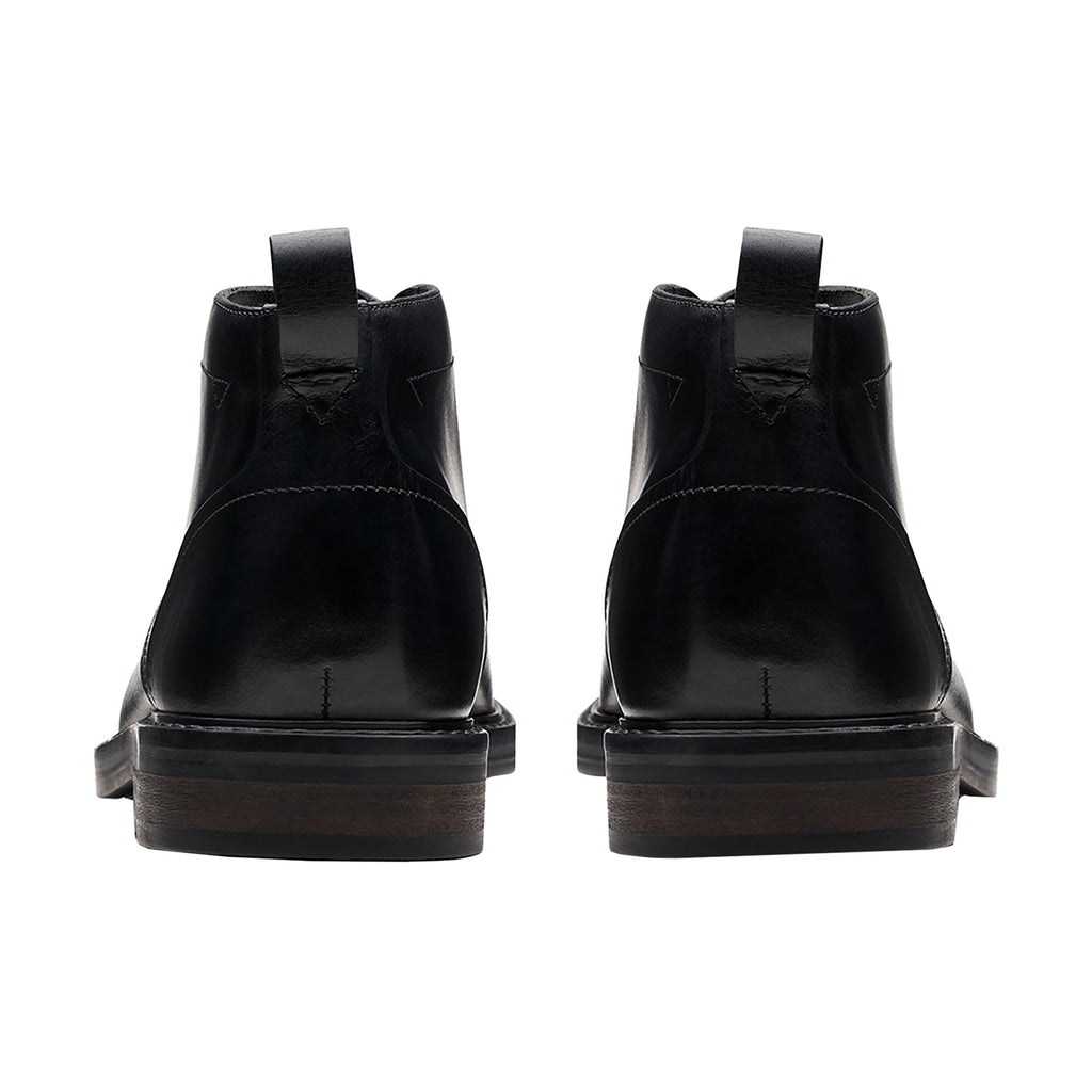 Clarks Aldwin Chukka Men's Boots Black Leather