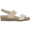 Naot Amy Women's Sandals Beige Lizard Leather/Beige Elastic