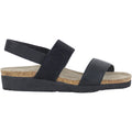 Naot Amy Women's Sandals Shiny Black Leather/Black Elastic