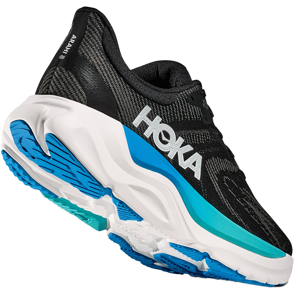 Men's Hoka Arahi 8 Men Black/Skyward Blue