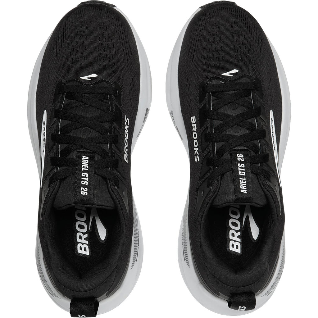 Brooks Ariel GTS 26 (Stability Support) Women's Athletic Shoes Black/Grey/White