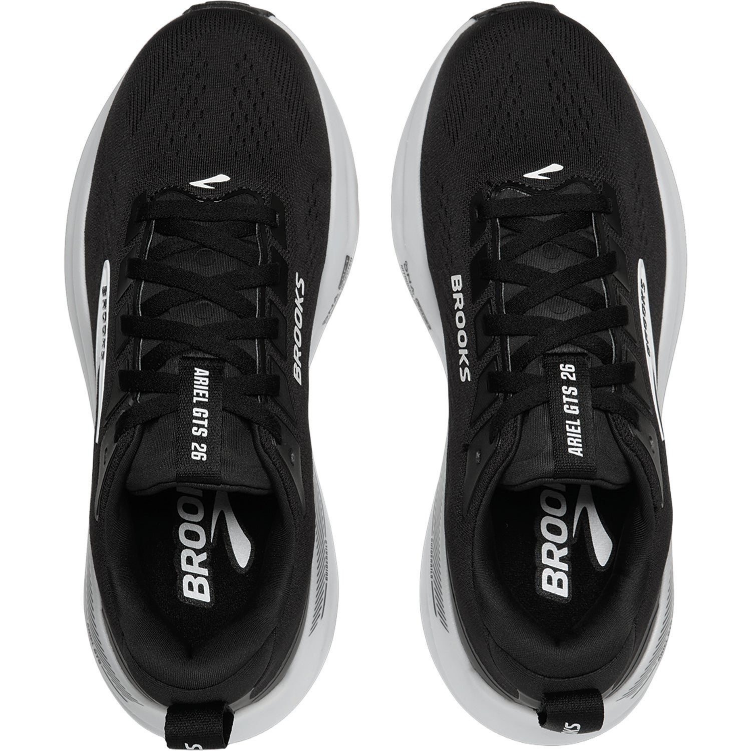 Brooks Ariel GTS 26 (Stability Support) Women's Athletic Shoes Black/Grey/White