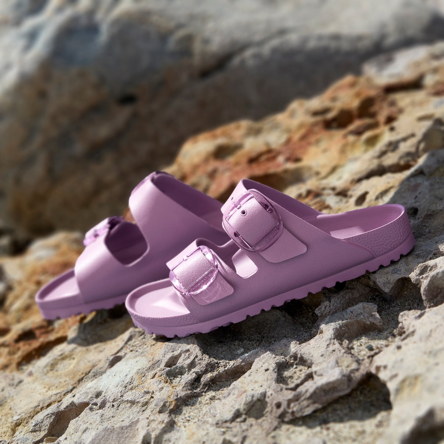 Birkenstock EVA Arizona Big Buckle Women's Sandals Mauve