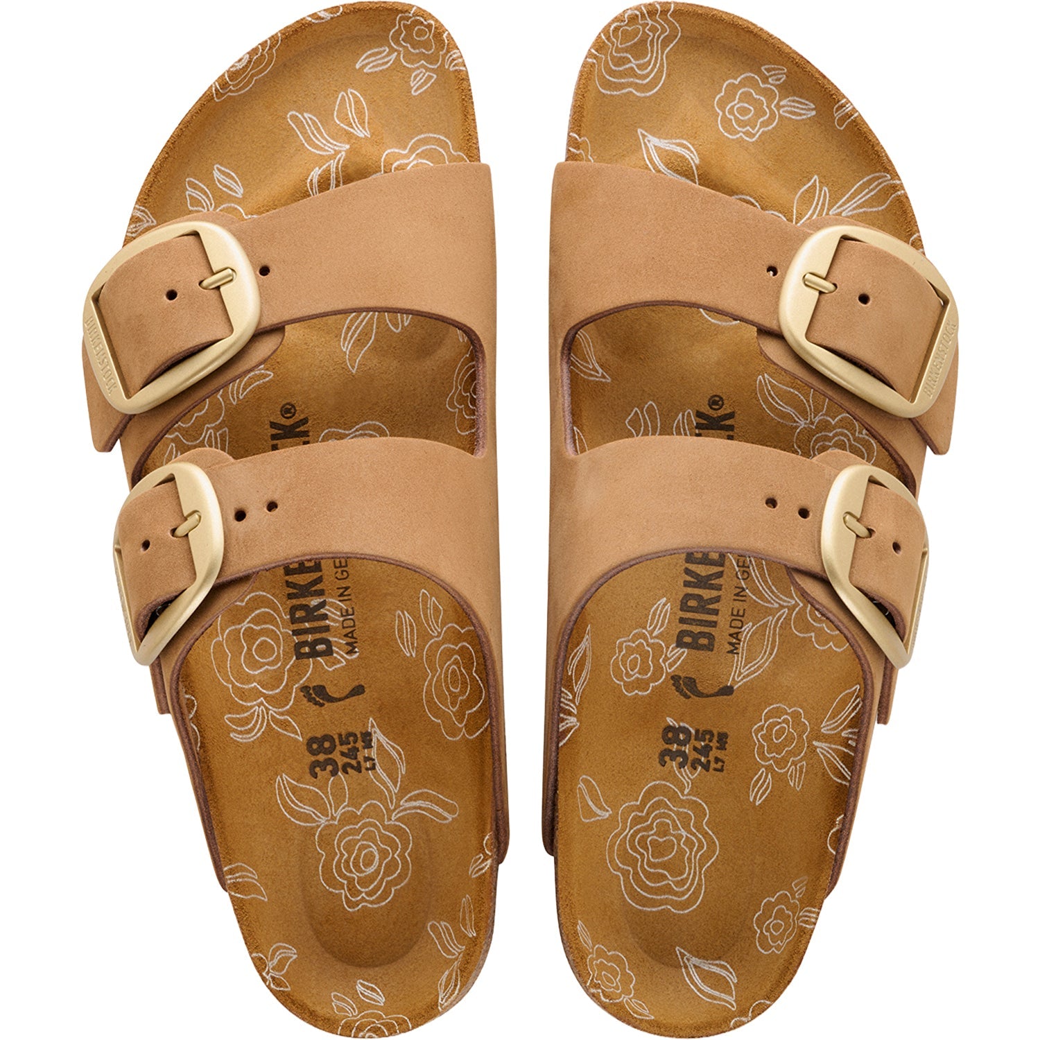 Birkenstock Arizona Big Buckle Women's Sandals Mink Nubuck