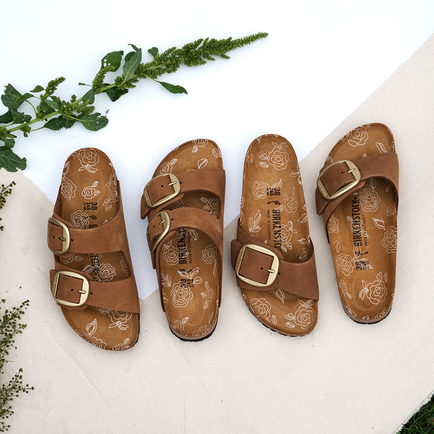 Birkenstock Arizona Big Buckle Women's Sandals Mink Nubuck