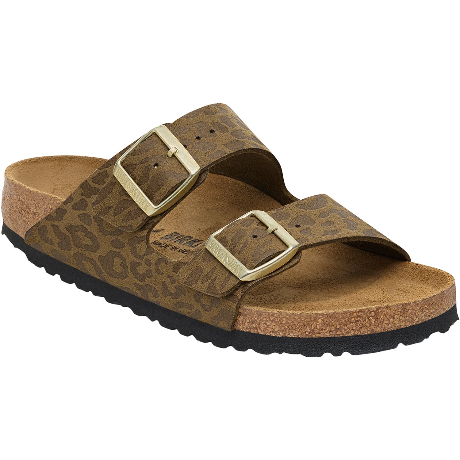 Birkenstock Arizona Women's Sandals Leo Khaki Birko-Flor