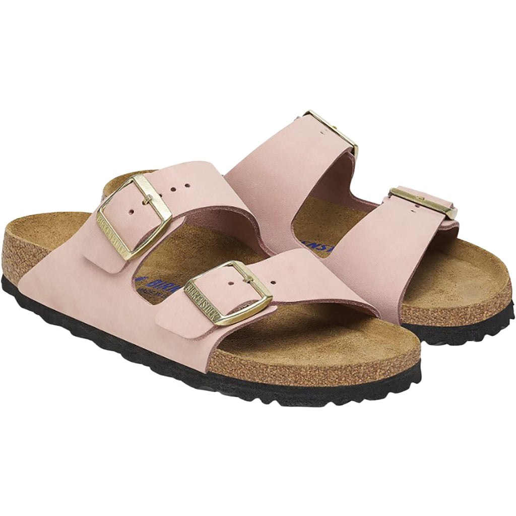 Birkenstock Arizona Soft Footbed Unisex Sandals Soft Pink Nubuck