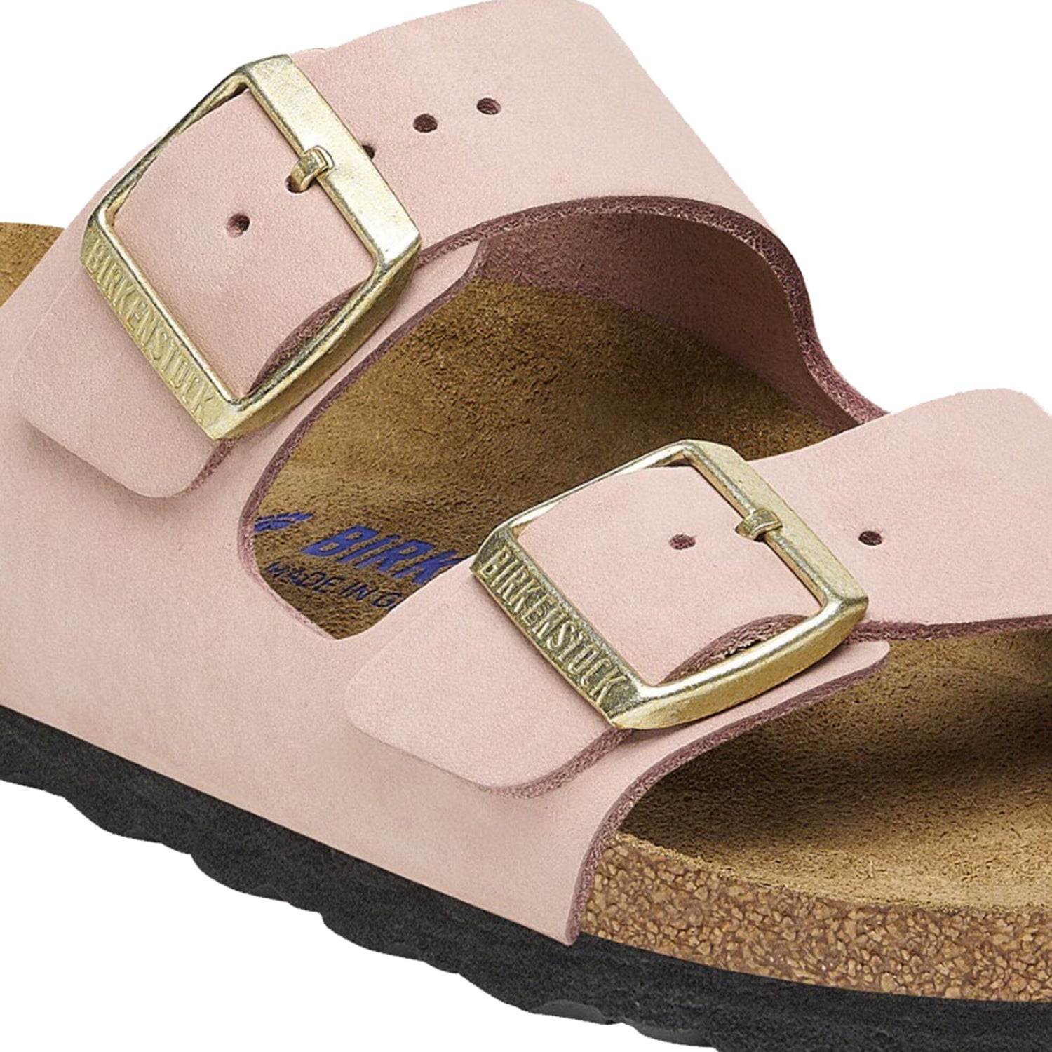 Birkenstock Arizona Soft Footbed Unisex Sandals Soft Pink Nubuck