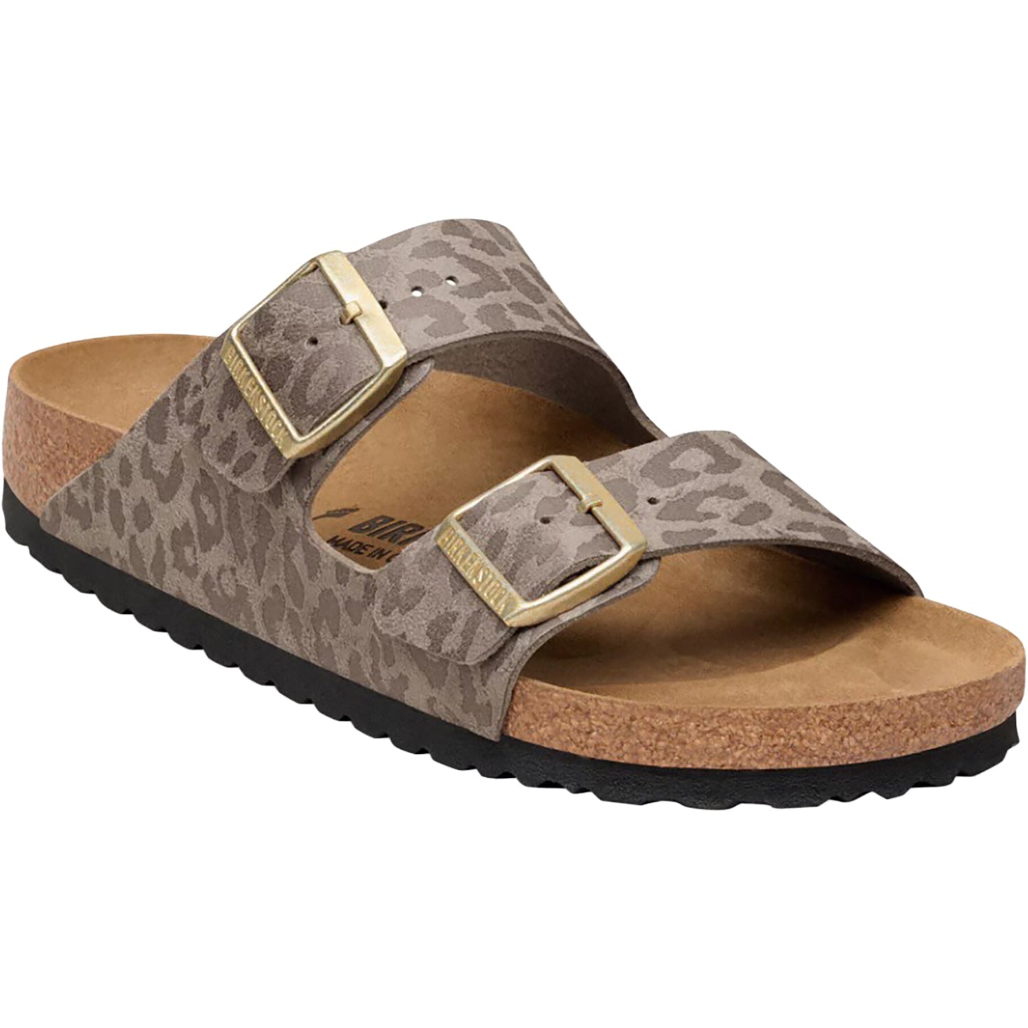 Birkenstock Arizona Birko-Flor Women's Sandals Leo Gray/Taupe