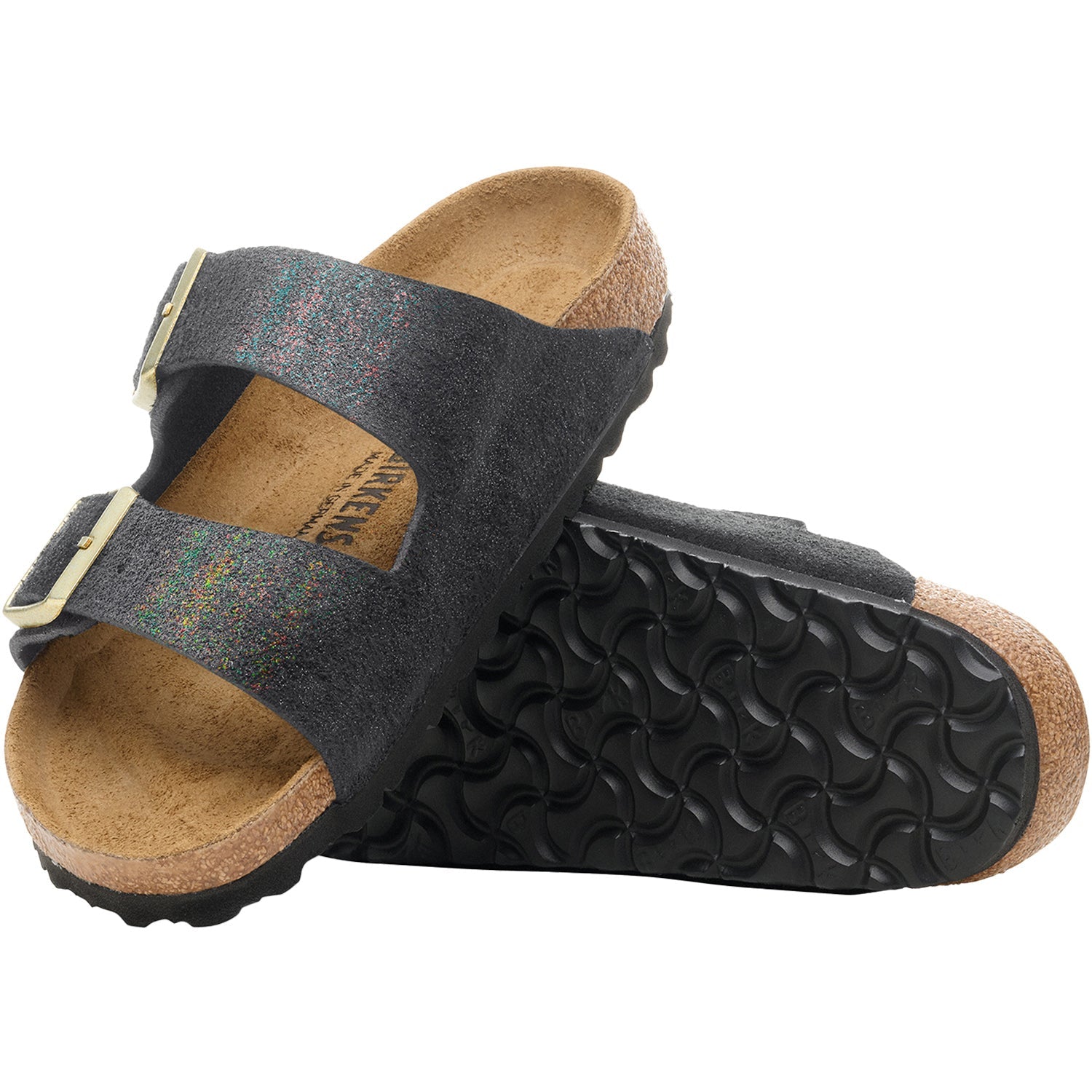 Birkenstock Arizona Women's Shimmering Black Suede