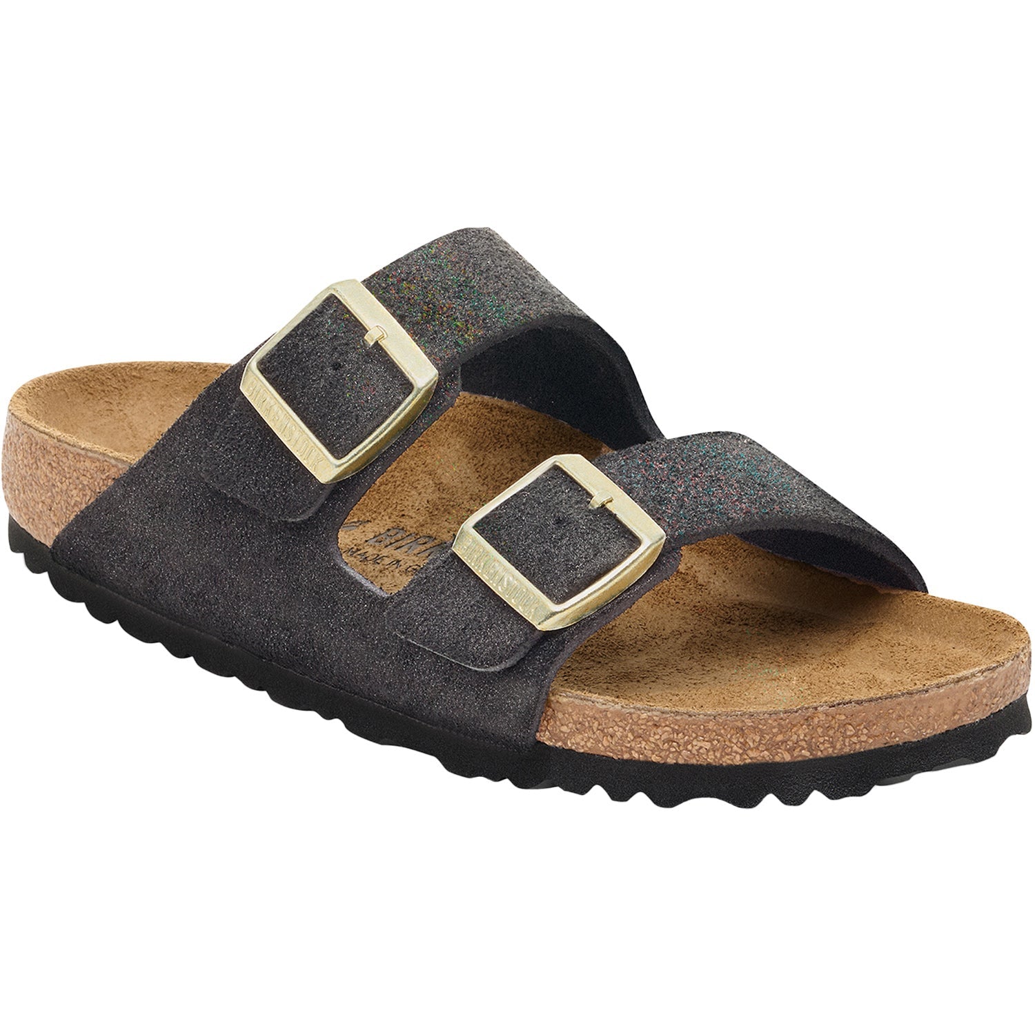 Birkenstock Arizona Women's Shimmering Black Suede