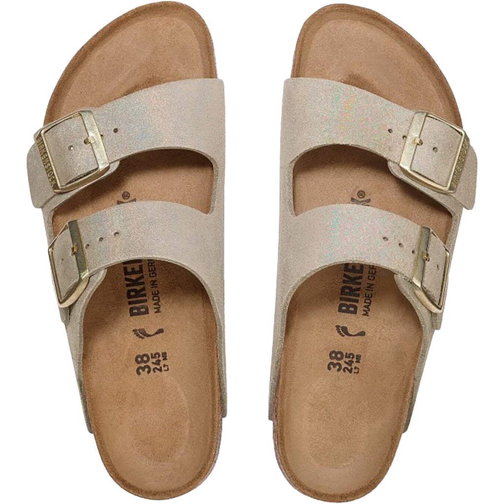 Birkenstock Arizona Women's Sandals Shimmering Taupe Suede