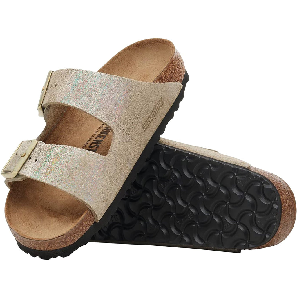 Birkenstock Arizona Women's Sandals Shimmering Taupe Suede