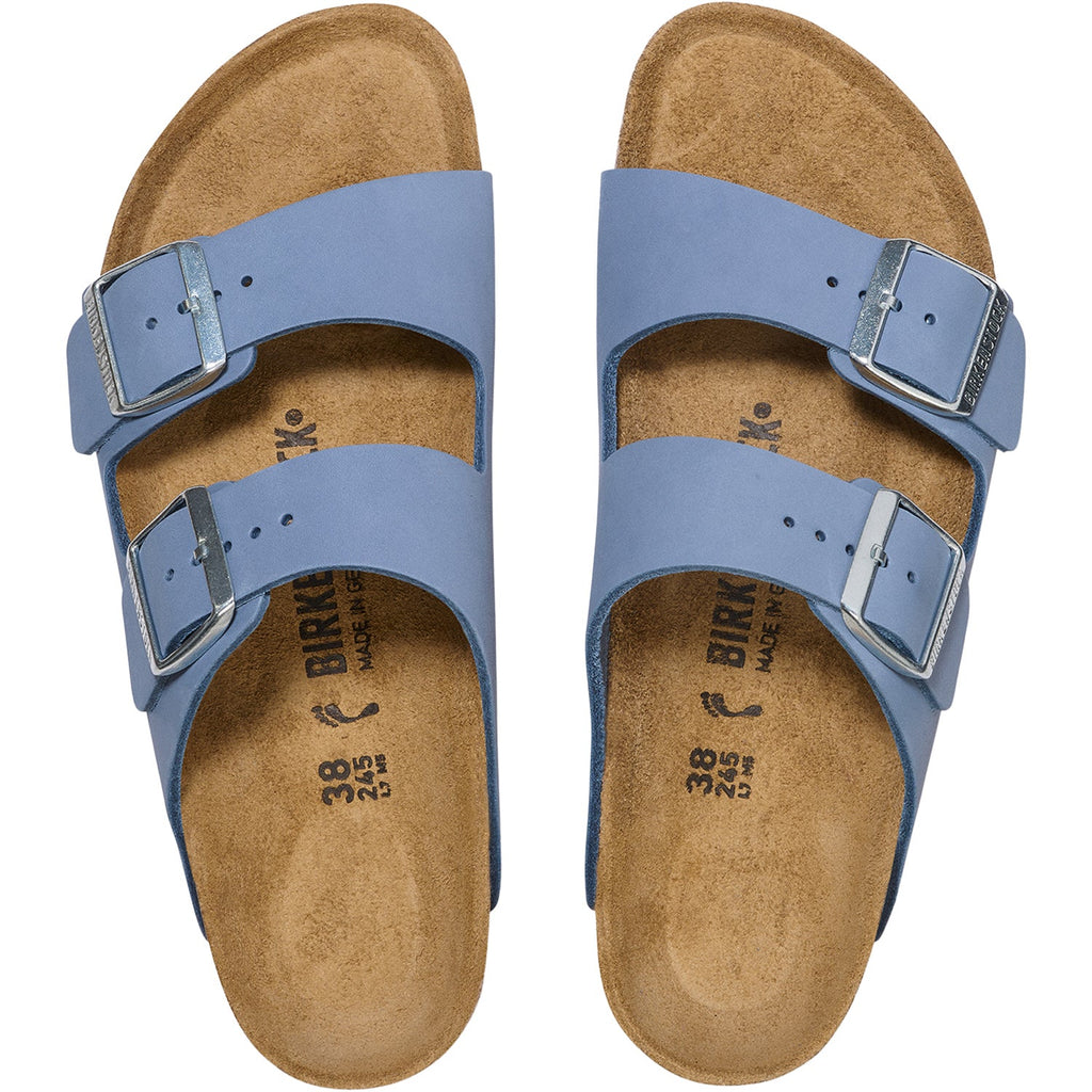 Birkenstock Arizona Women's Sandals Stone Blue Nubuck