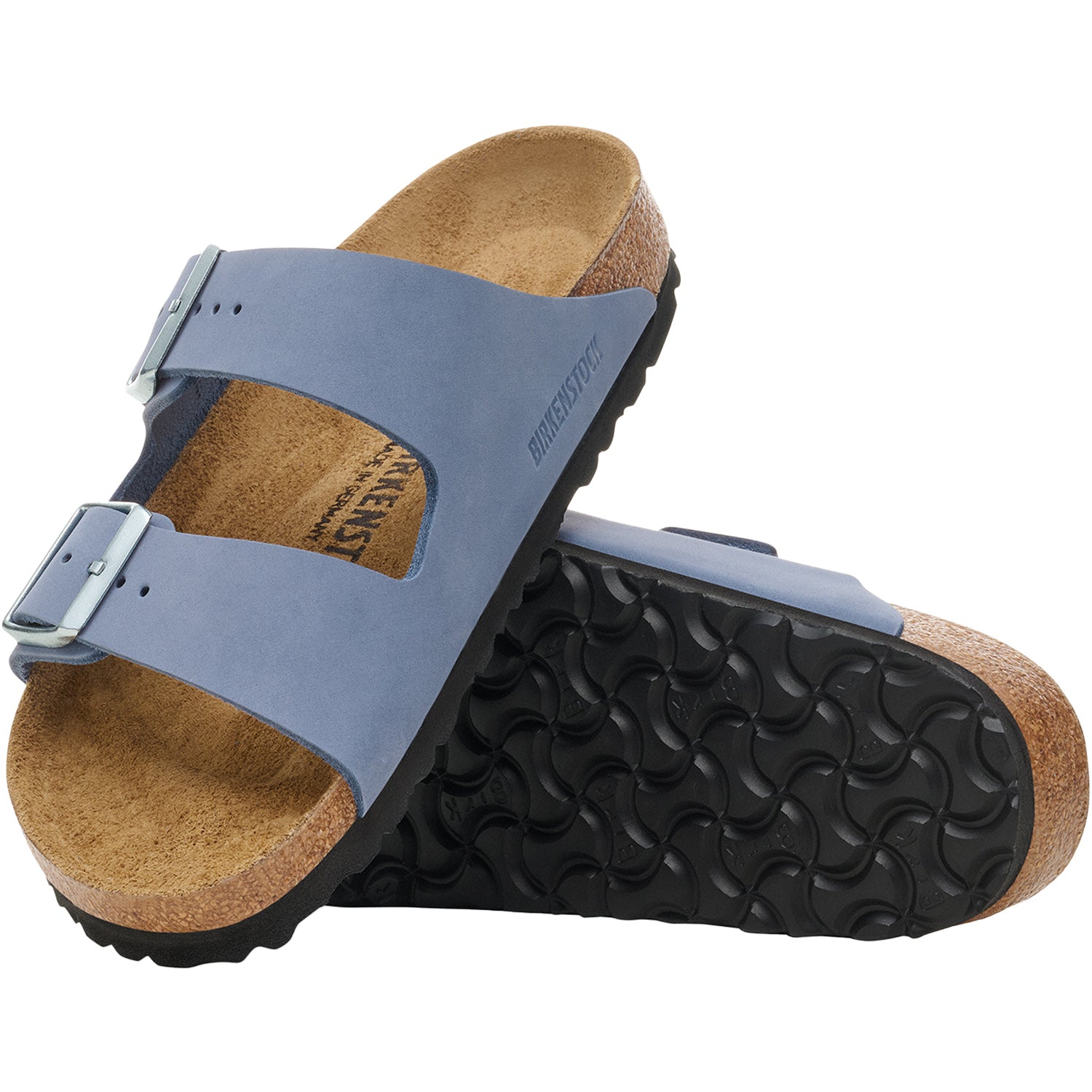 Birkenstock Arizona Women's Sandals Stone Blue Nubuck