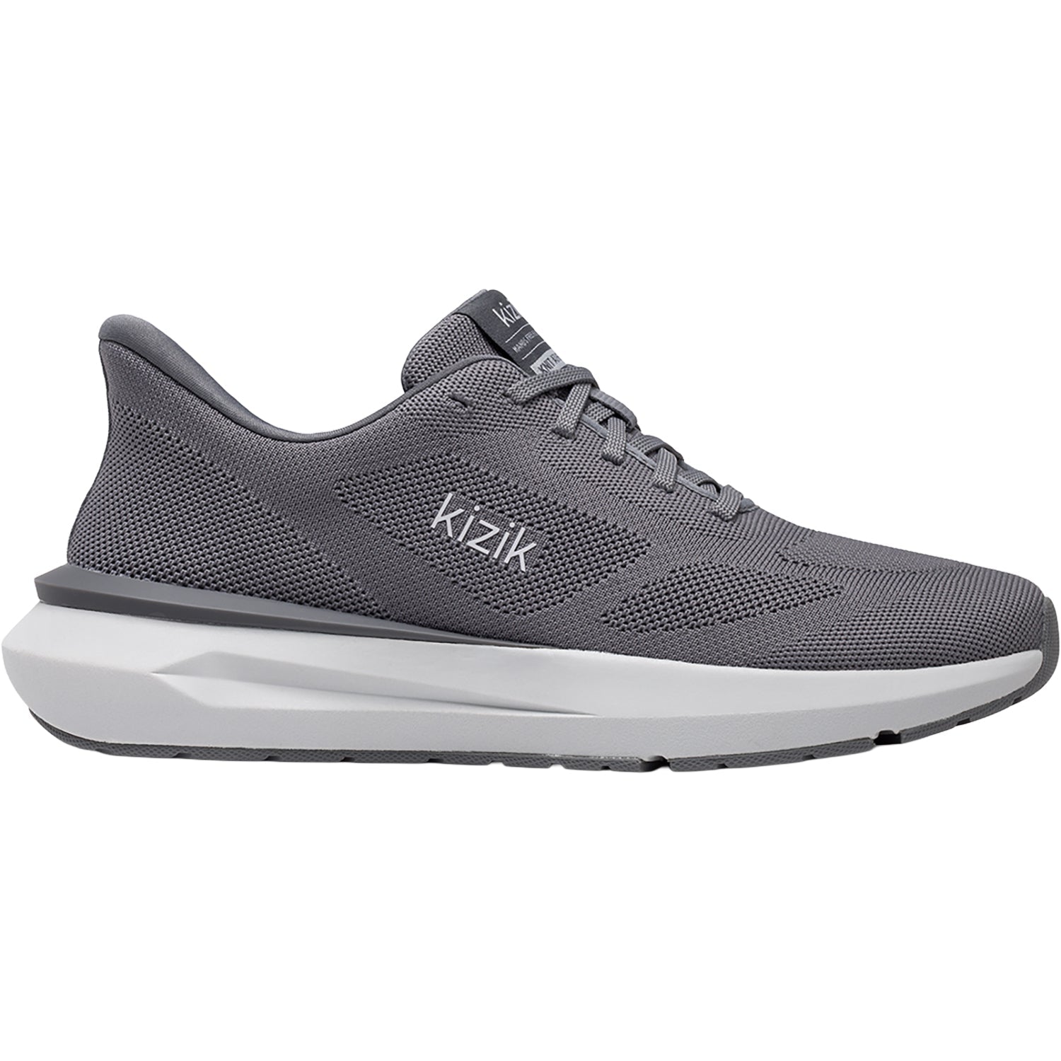 Kizik Athens 2 Knit Men's Athletic Shoes Smoked Pearl