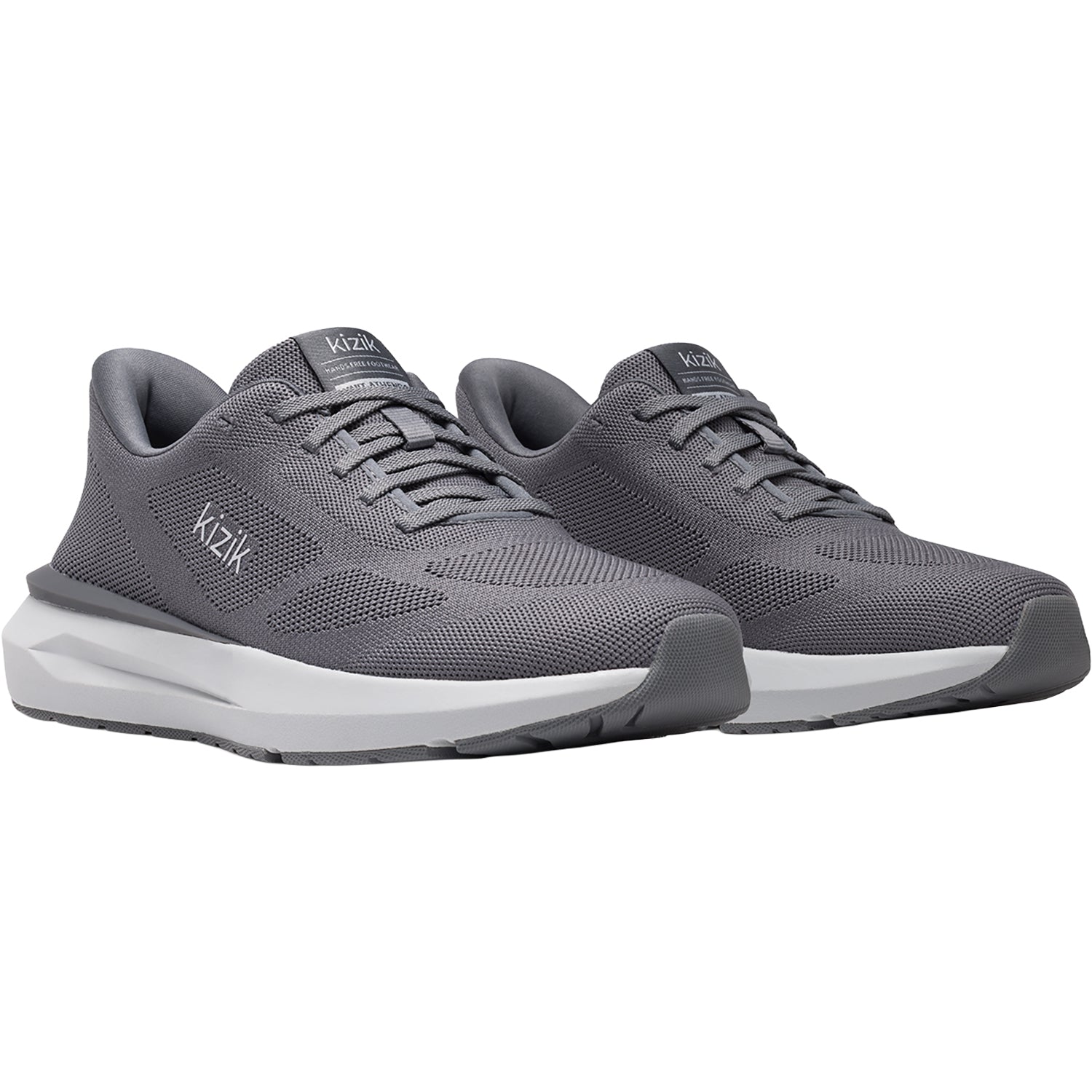 Kizik Athens 2 Knit Men's Athletic Shoes Smoked Pearl