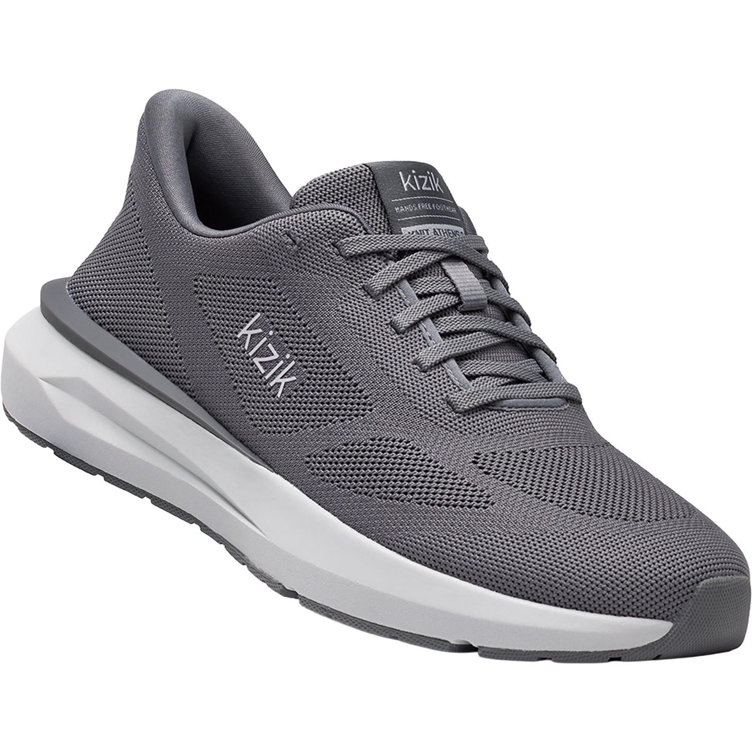 Kizik Athens 2 Knit Men's Athletic Shoes Smoked Pearl