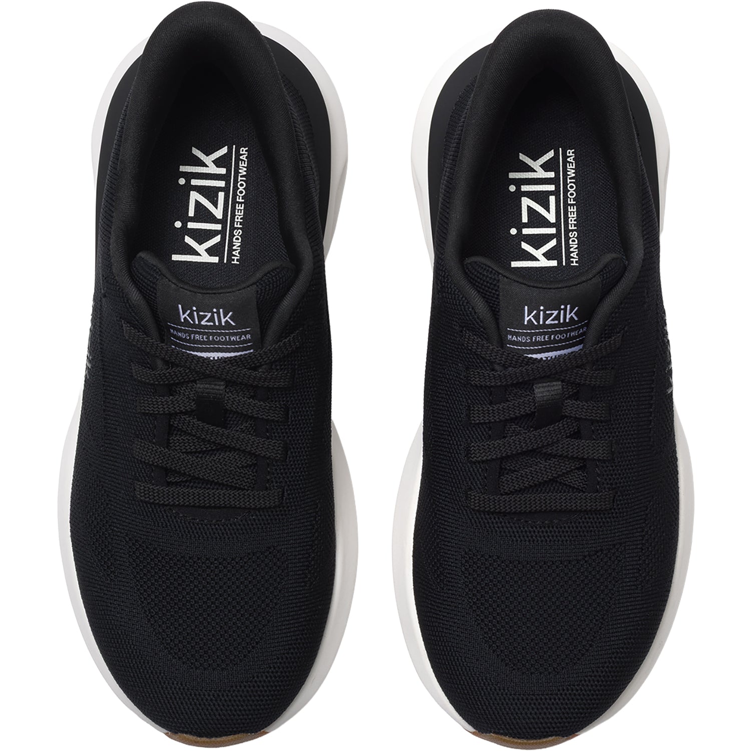 Kizik Athens 2 Knit Women's Athletic Shoes Black/Bright White