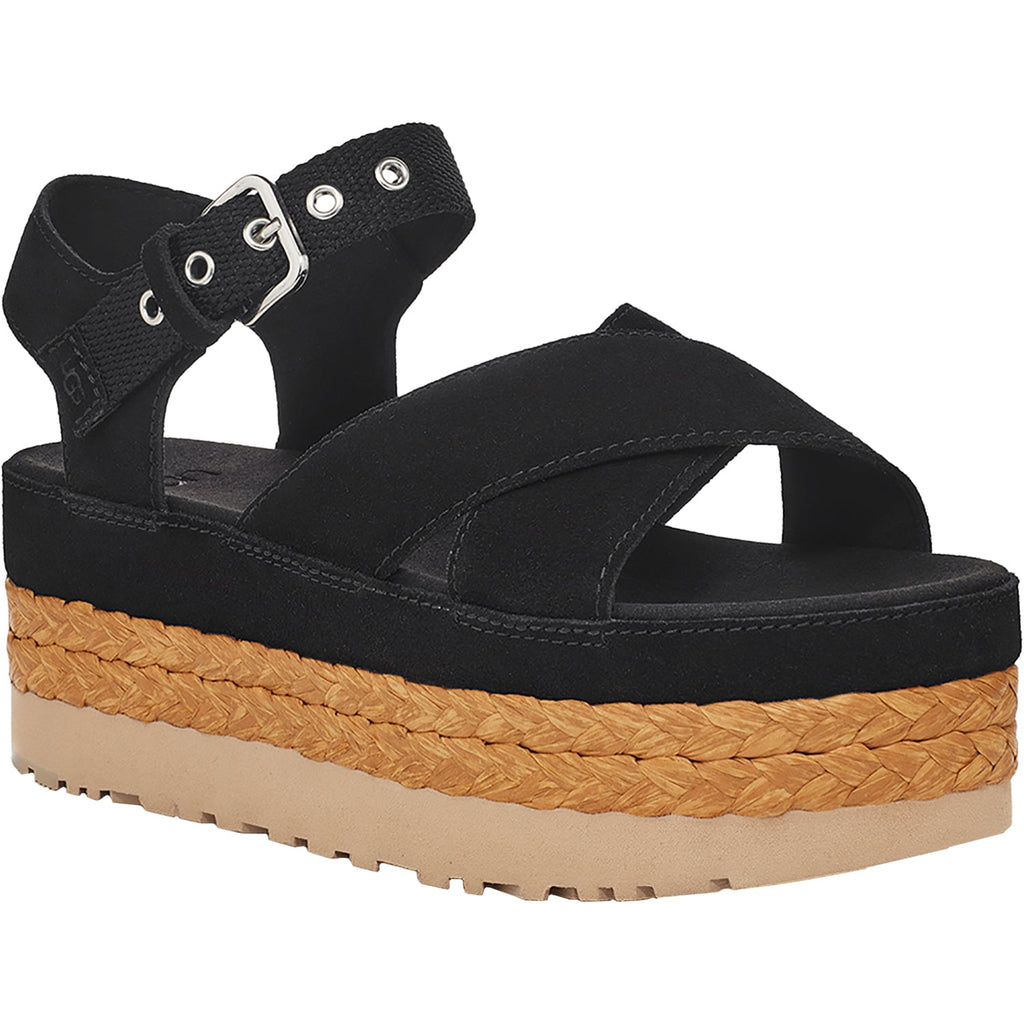 UGG Aubrey Ankle Women's Platform Sandals Black