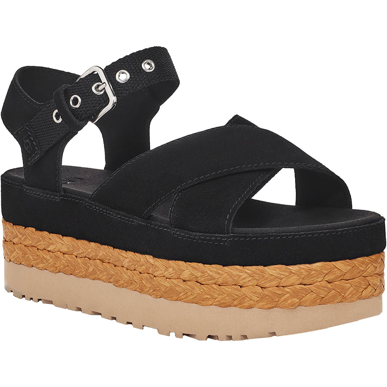 UGG Aubrey Ankle Women's Platform Sandals Black