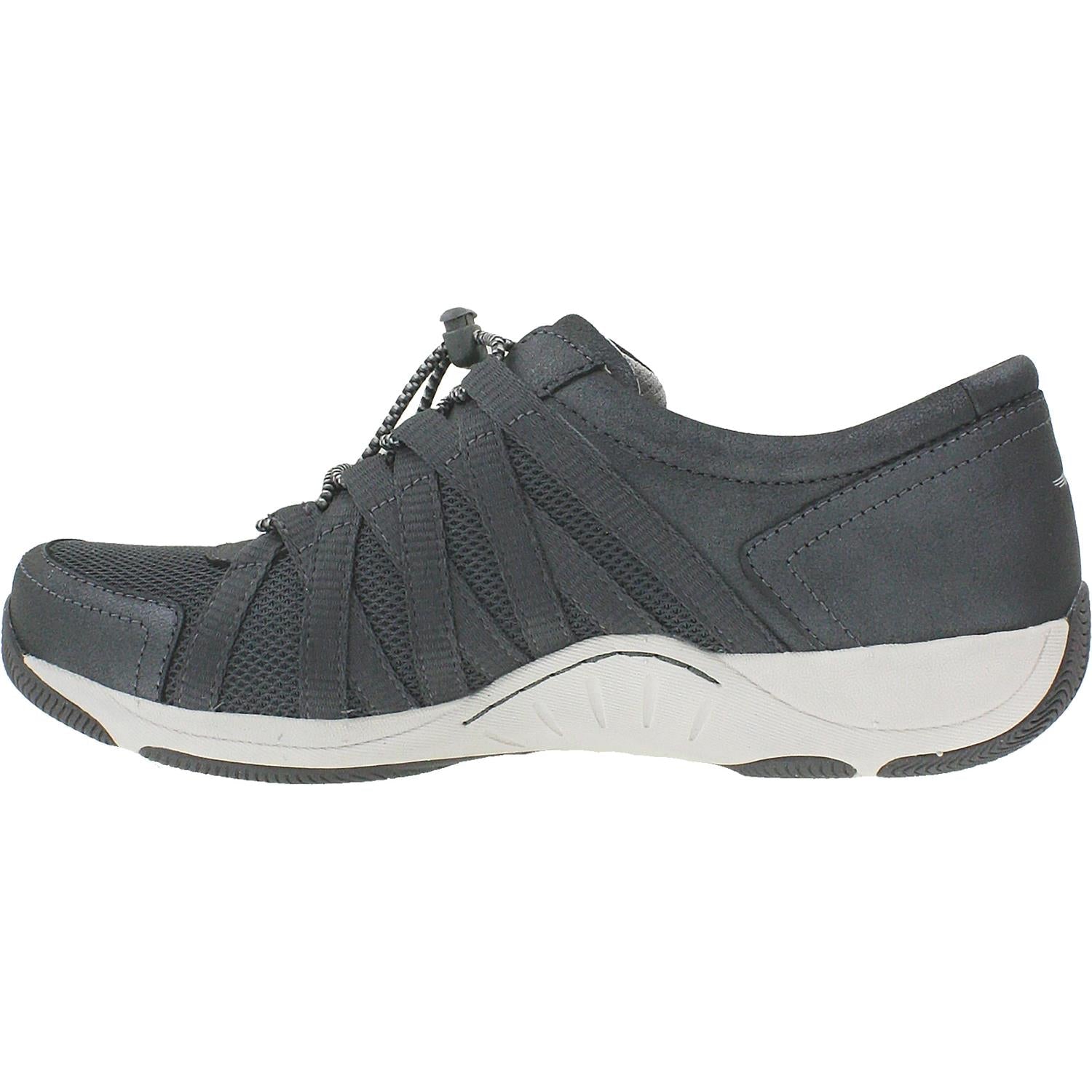 Dansko Honor Women's Shoes Charcoal/Metallic Suede