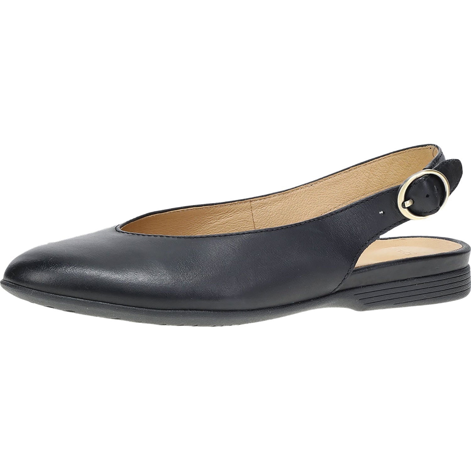 Dansko Lea Women's Flats Black Burnished Nappa Leather