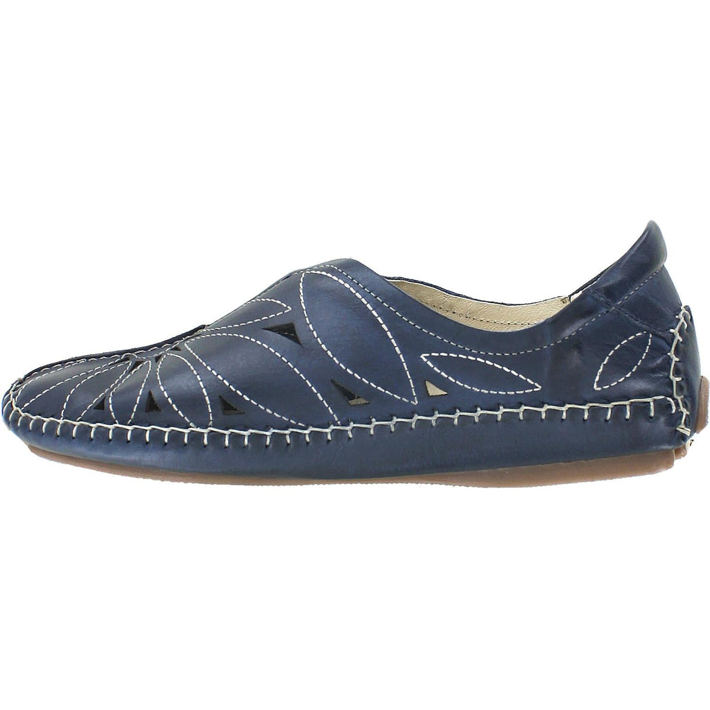Pikolinos Jerez 578-7399 Women's Slip Ons Blue Leather
