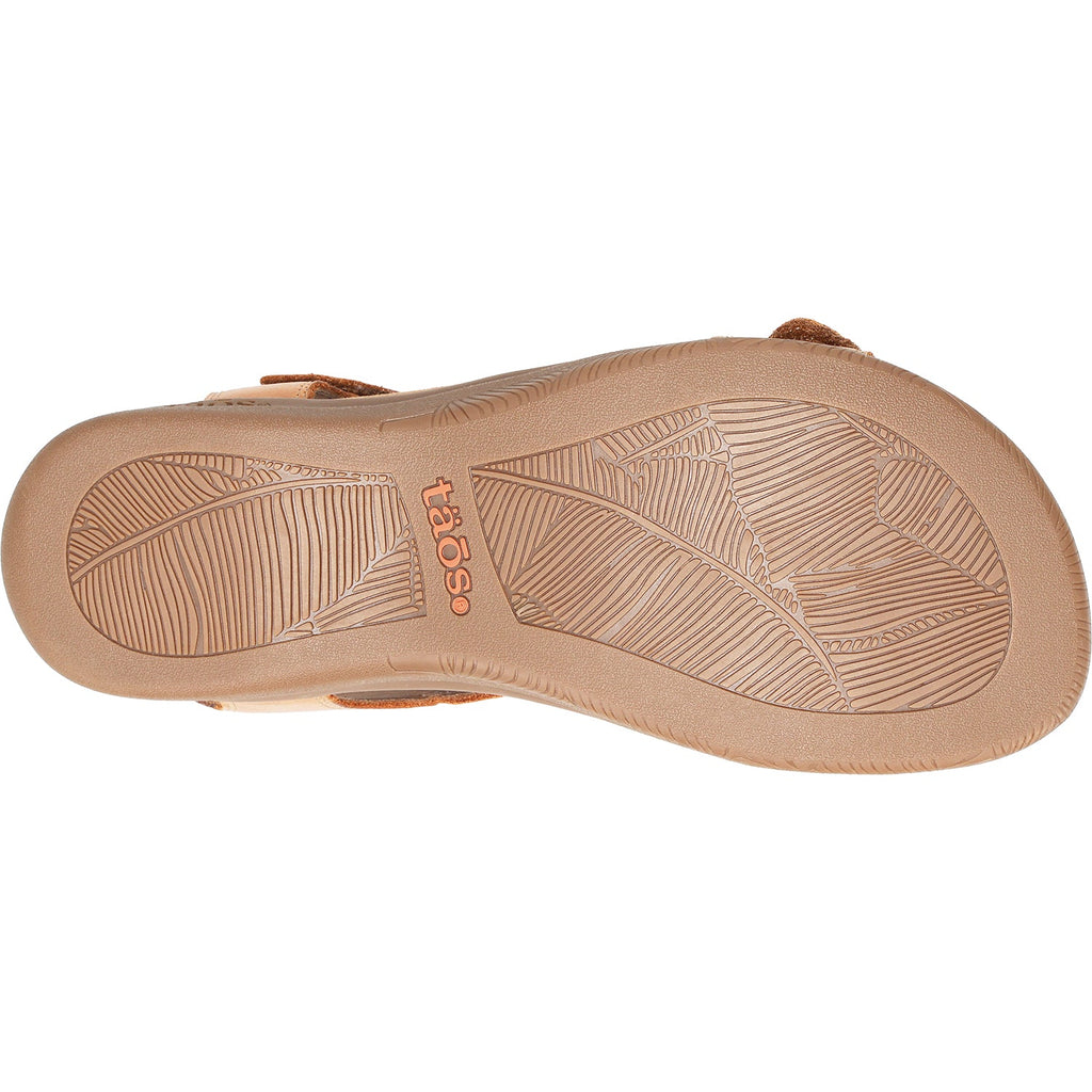 Taos The Show Women's Sandals Caramel Leather