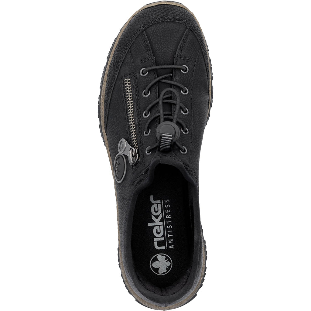 Rieker N3267-01 Women's Shoes Black/Black/Black Synthetic