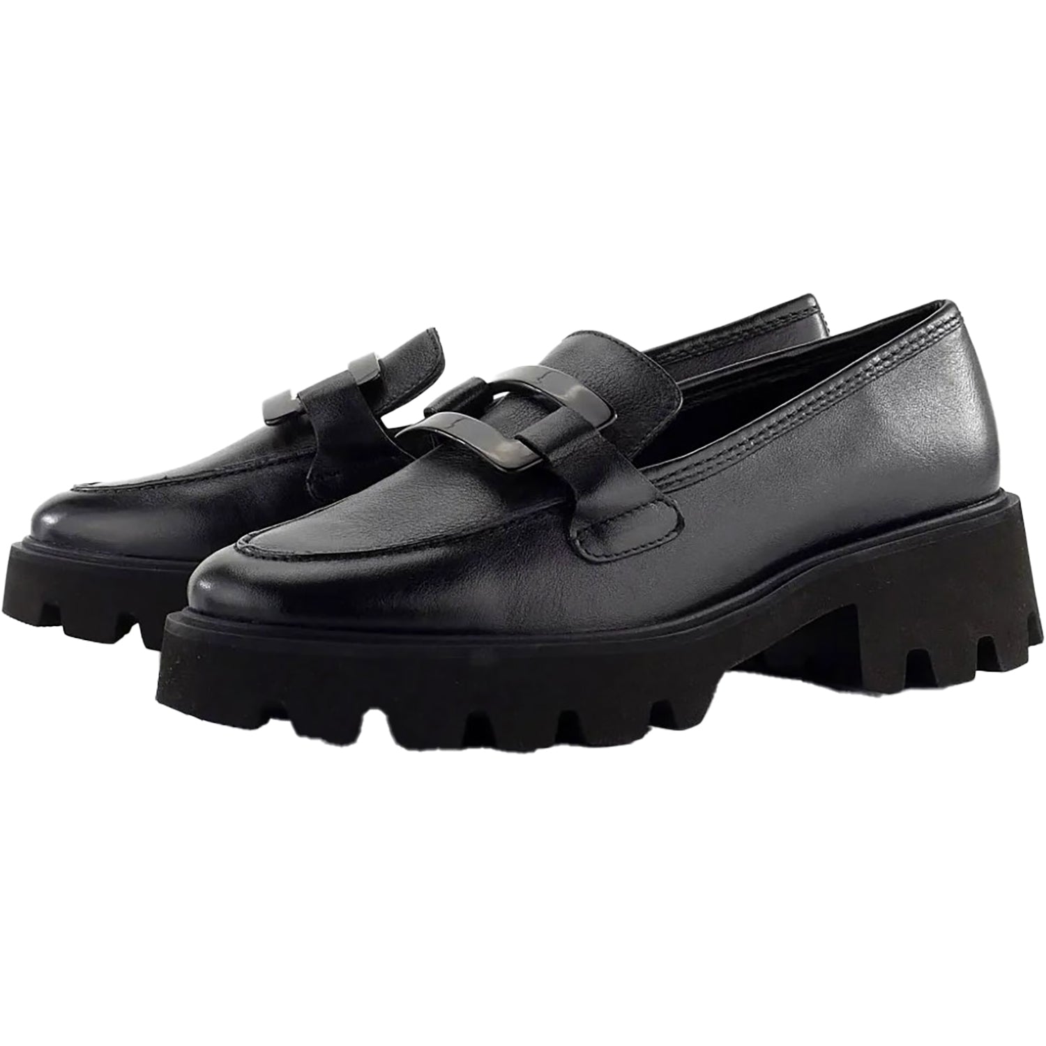 Ara Oleander Women's Slip Ons Black Calf Leather