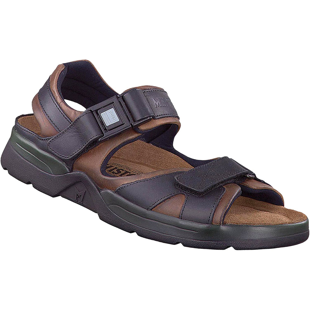 Mephisto Shark Men's Outdoor Sandals Brown/Black Leather