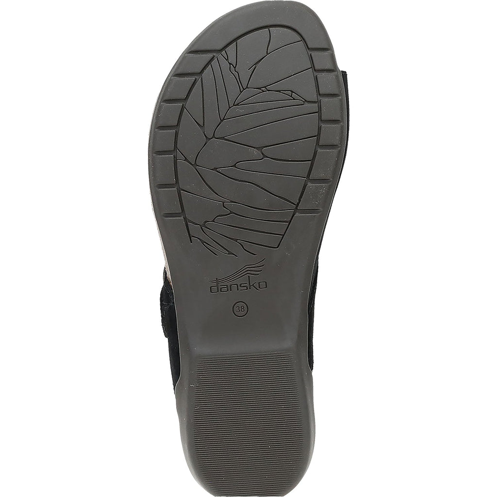 Dansko Rylee Women's Sandals Thong Sandals Black Suede