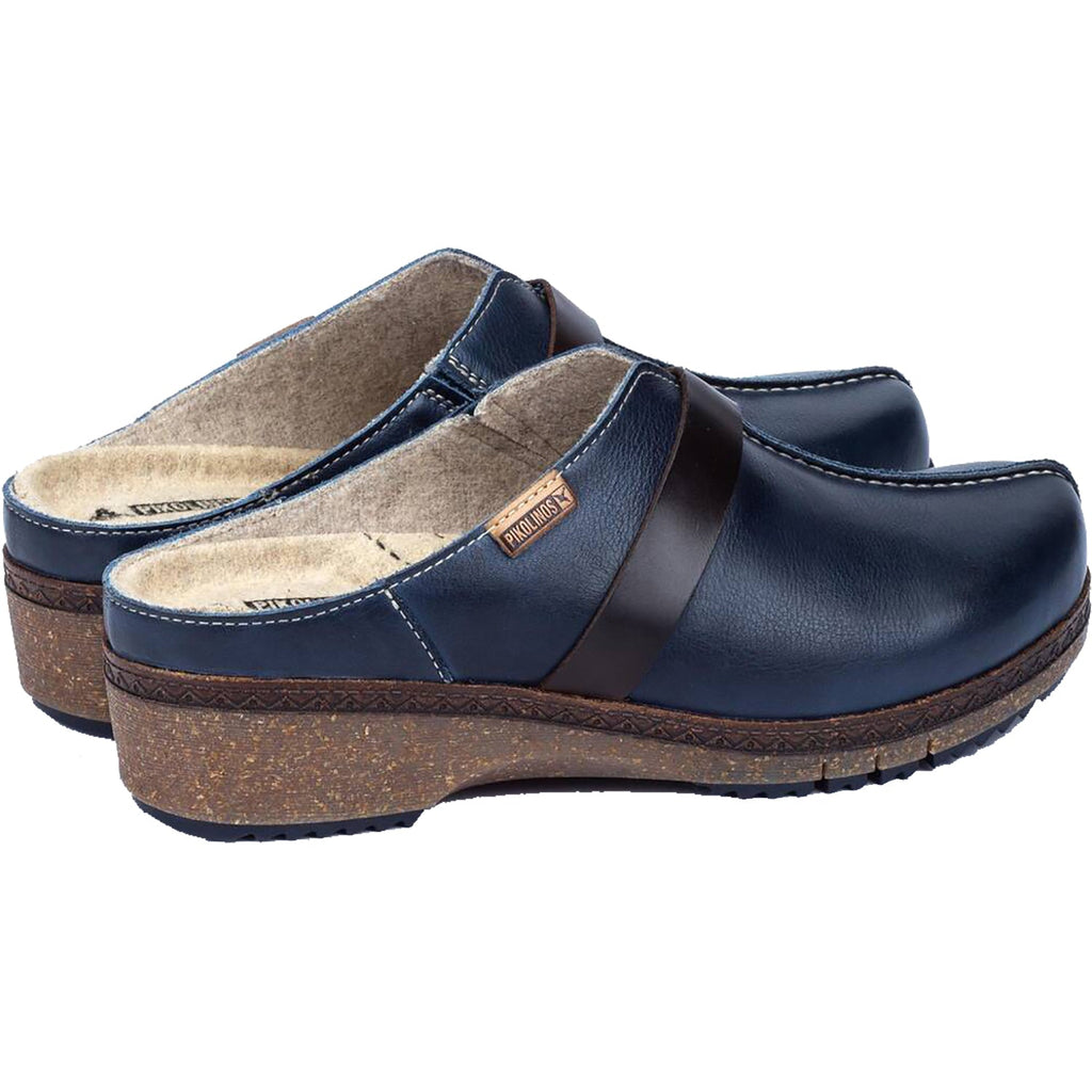 Pikolinos Granada W0W-3590C1 Women's Clogs Ocean Leather