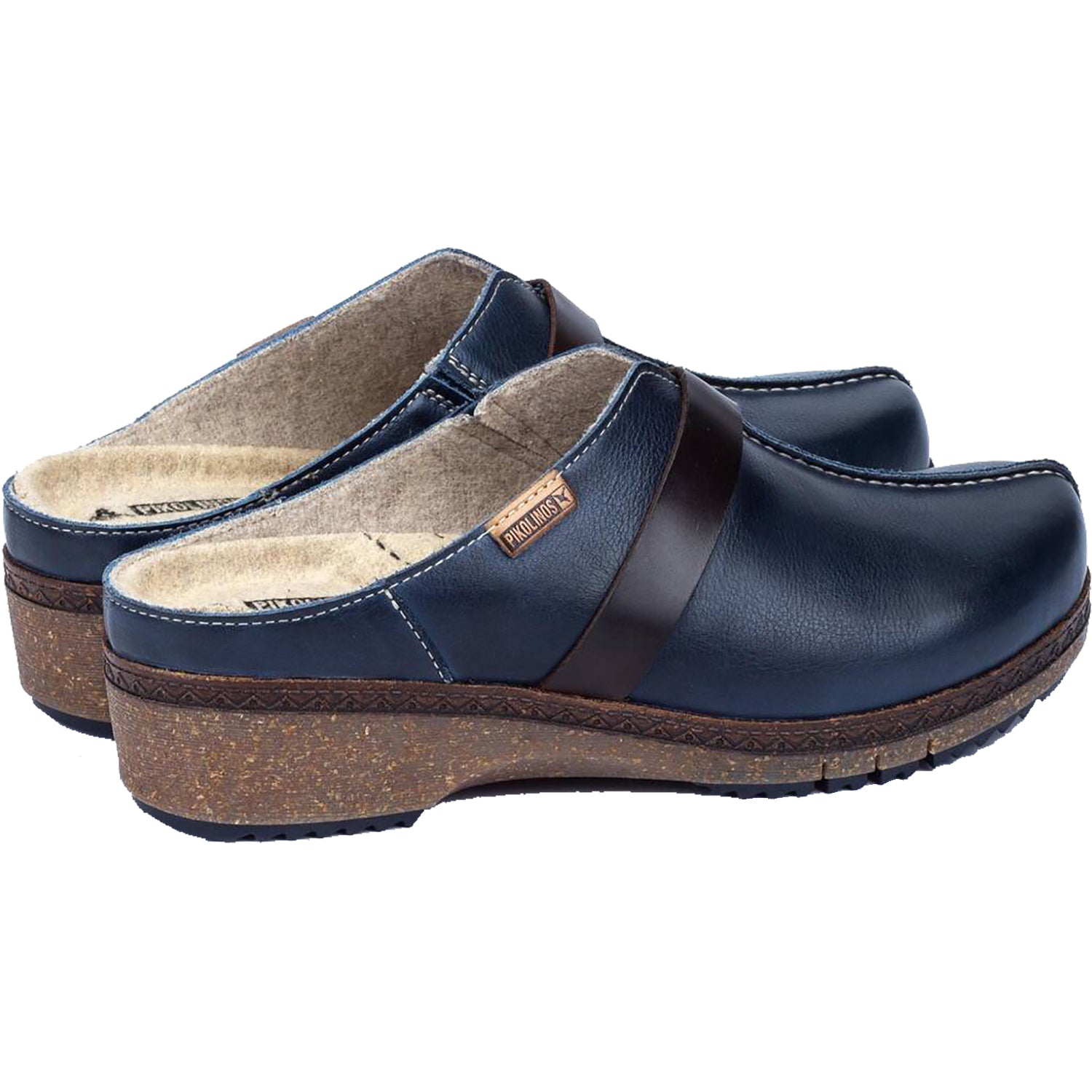 Pikolinos Granada W0W-3590C1 Women's Clogs Ocean Leather