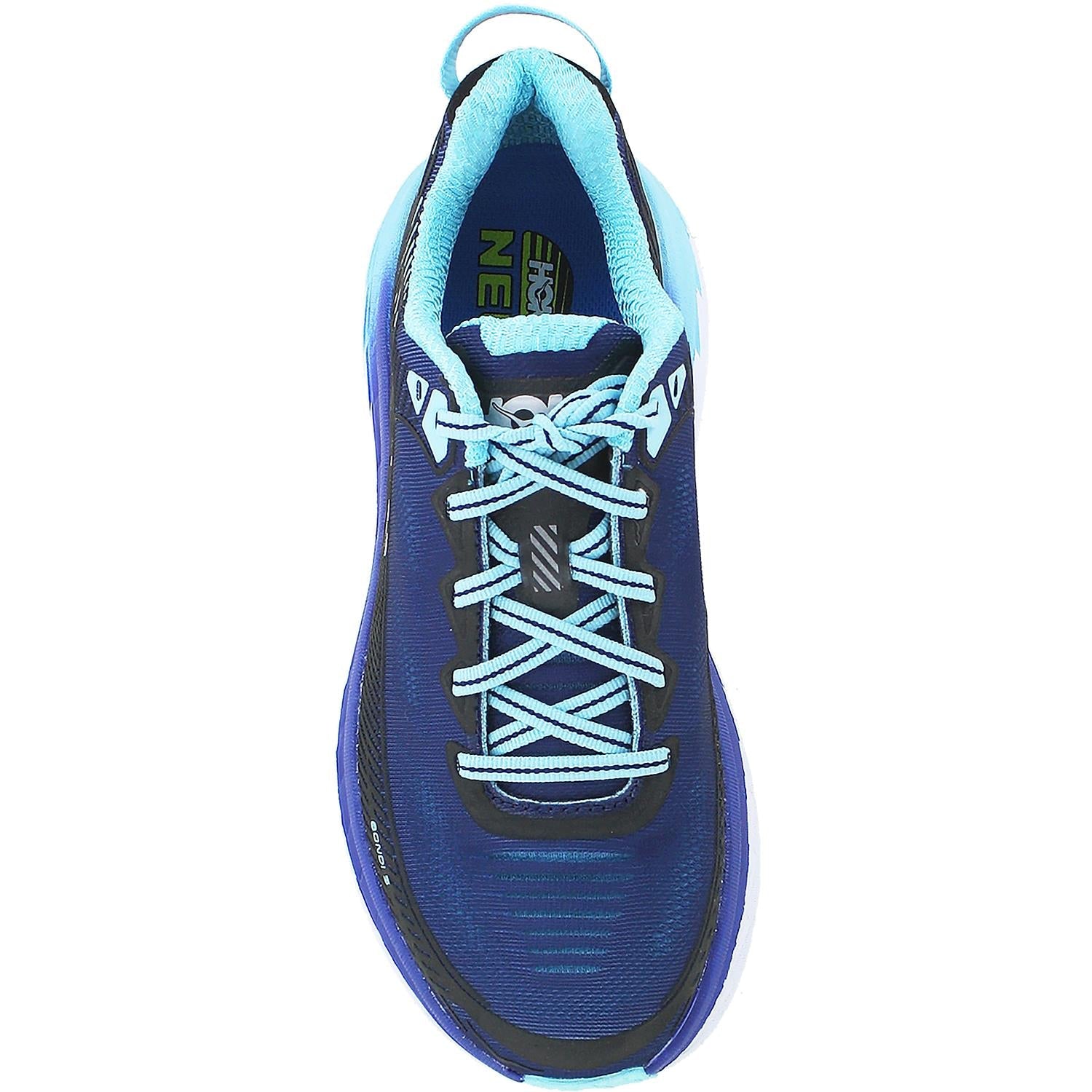 Hoka Bondi 5 (Neutral Support) Women's Neutral Support Shoes Medieval Blue/Blue Radiance Mesh