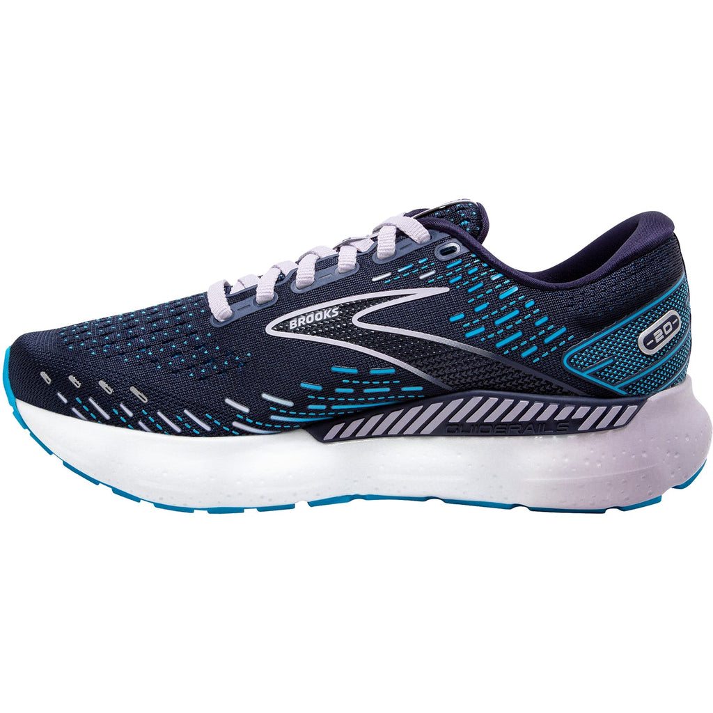 Brooks Glycerin GTS 20 Women's Road Running Shoes Peacoat/Ocean/Pastel Lilac Mesh