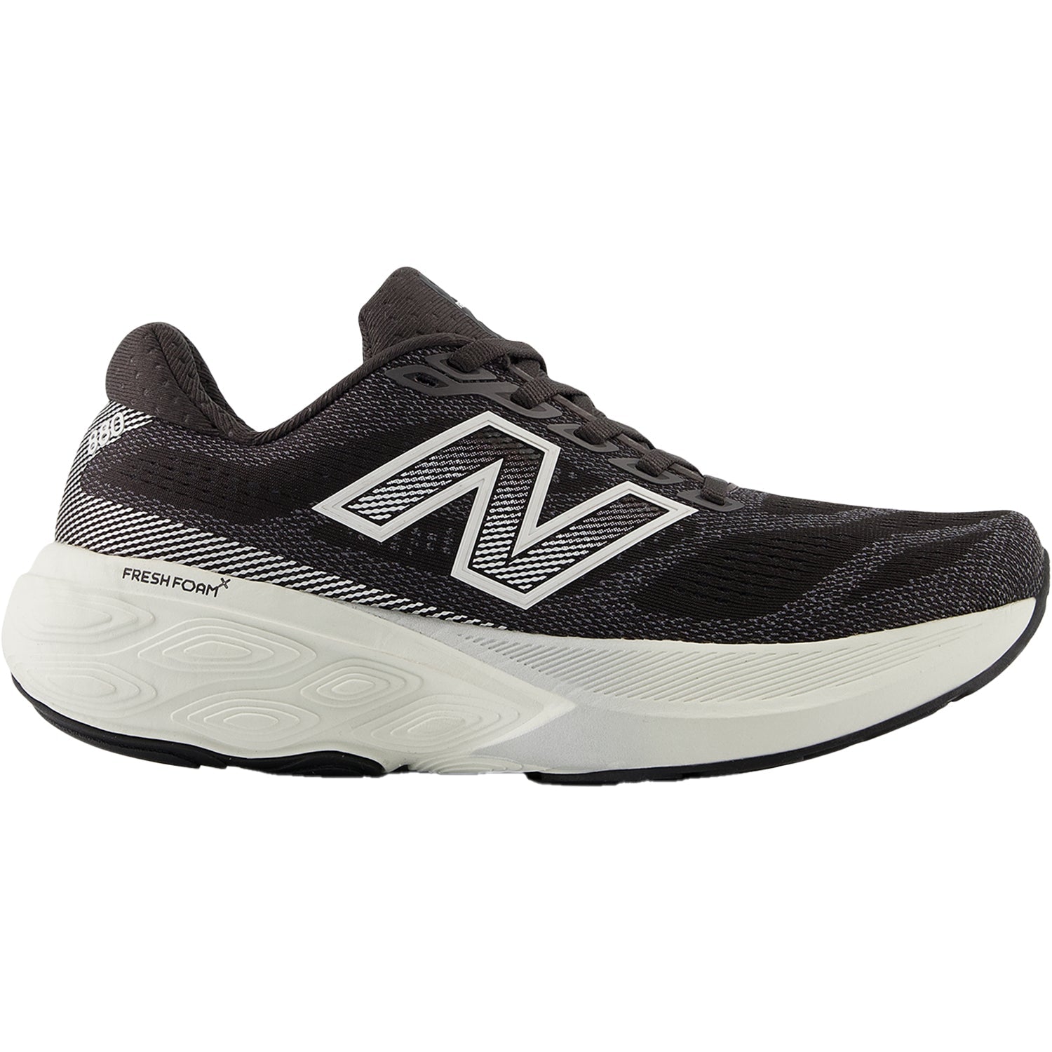 New Balance W880H15 (Neutral Support) Women's Athletic Shoes Black Cement/Sea Salt/Silver Metallic