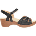 Dansko Season Women's Backstrap Sandals Black Full Grain Leather