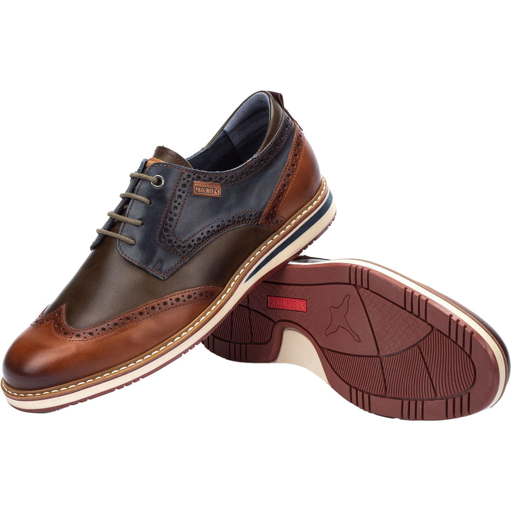 Pikolinos Avila M1T-4191C1 Men's Dress Shoes Brandy Leather
