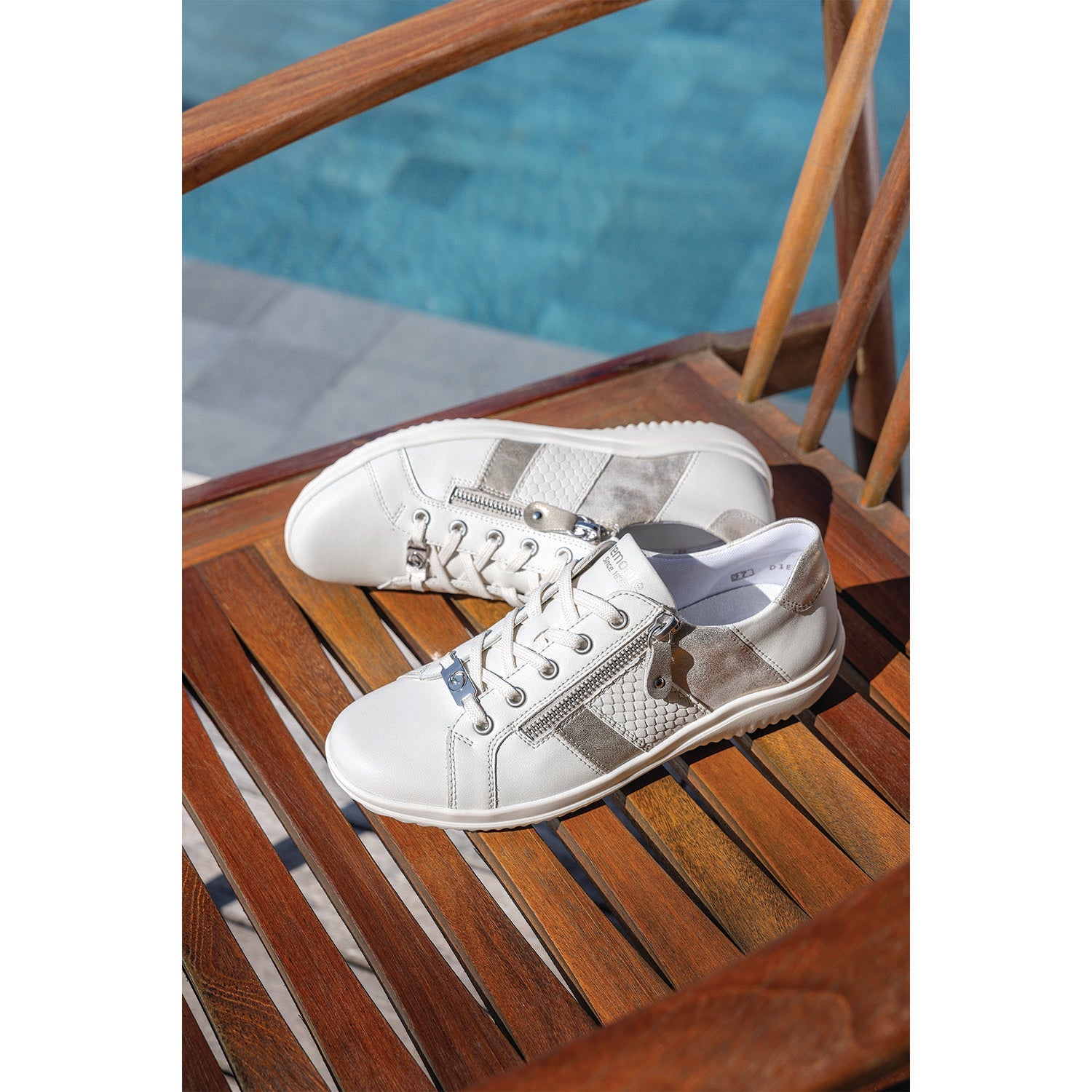 Remonte D1E00-80 Louann 00 Women's Shoes Snow/Perle/Offwhite/Musche