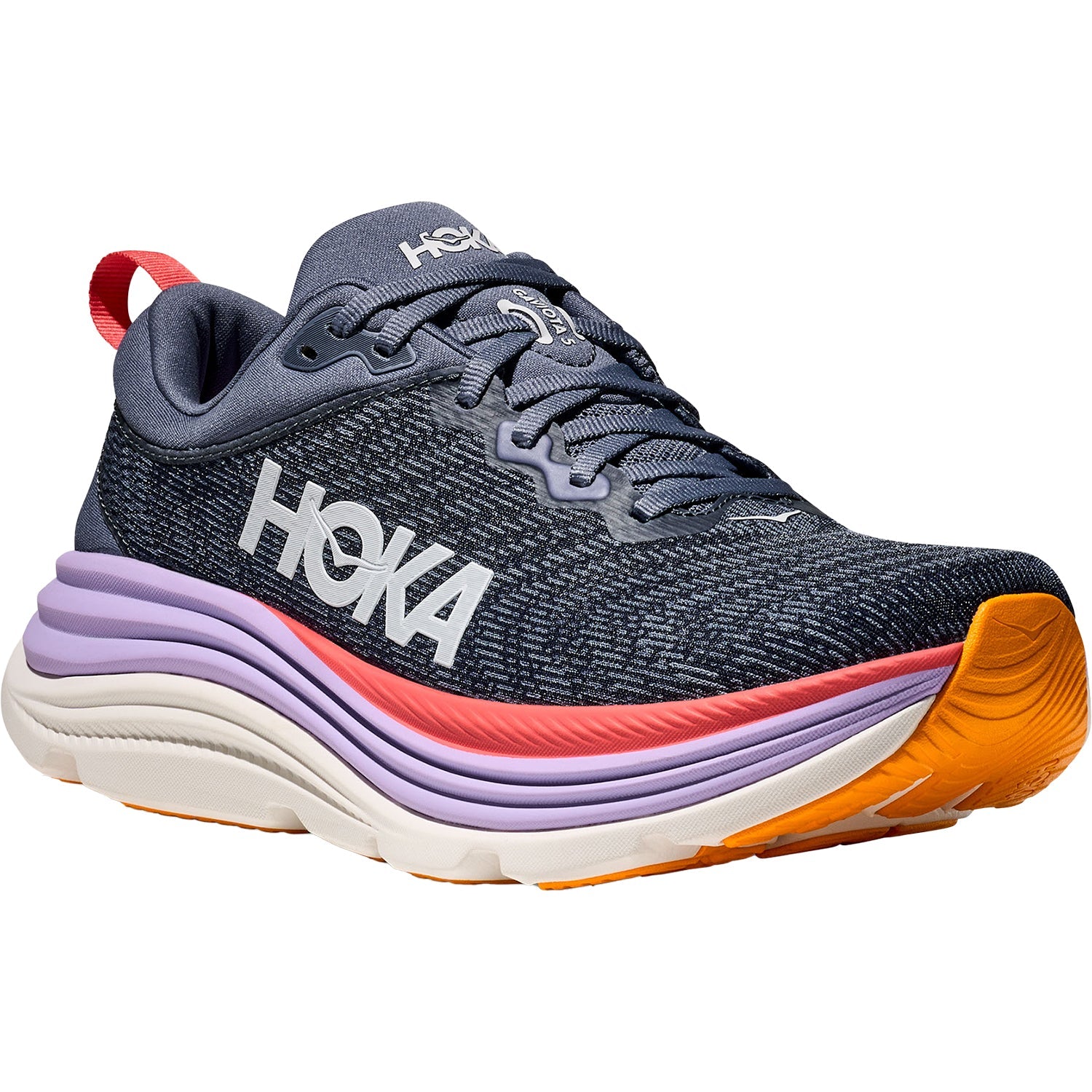 HOKA Gaviota 5 (Stability Support) Women's Athletic Shoes Anchor/Grapefruit