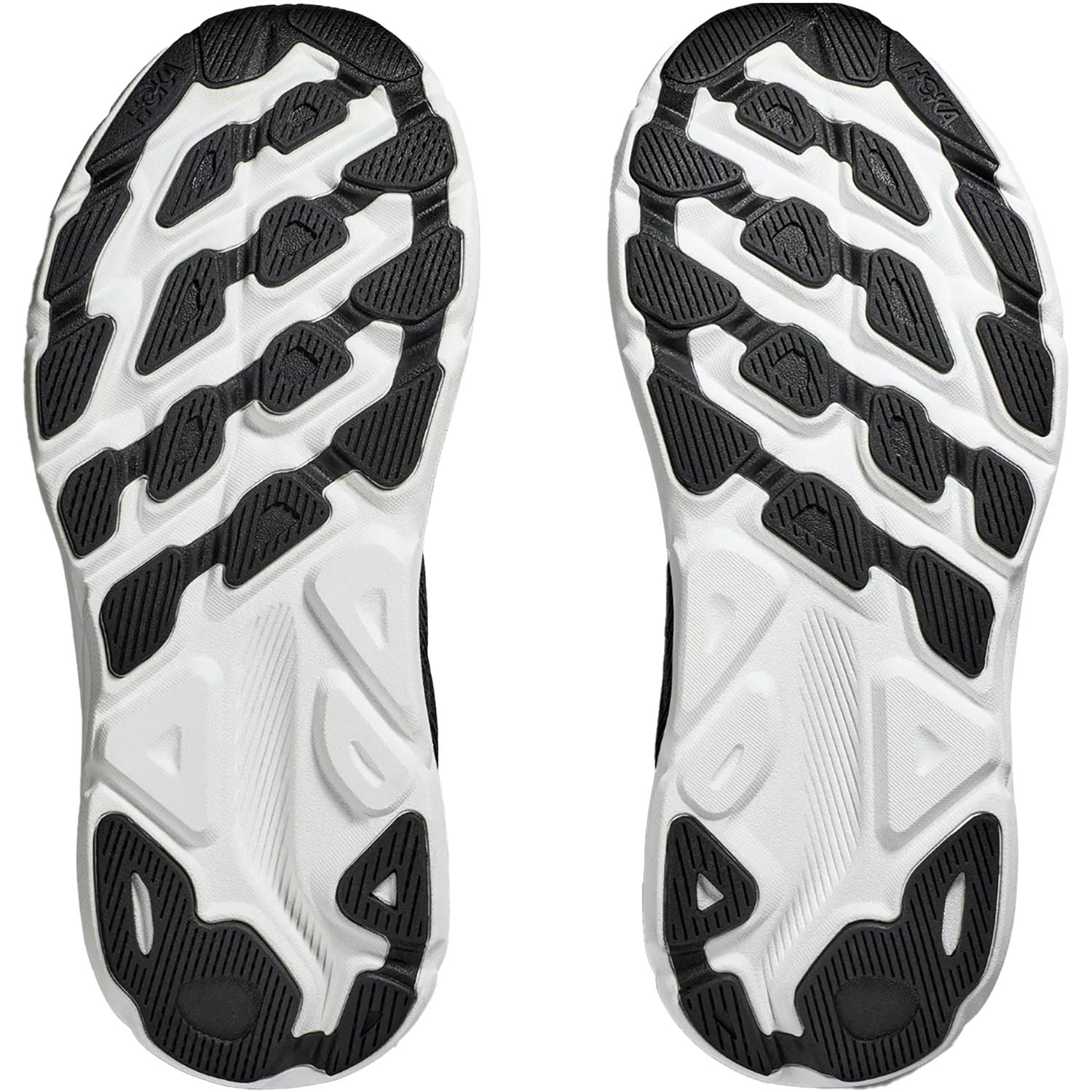 Hoka Clifton 9 (Neutral Support) Women's Road Running Shoes Black/White Mesh